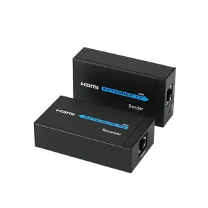 Оптовая цена, удлинитель HDM1 1080 @ 30 Гц 4K видео HDM1 с кабелем cat5e/cat6 60 м 120 м поддержка 1080P HDM1 удлинение