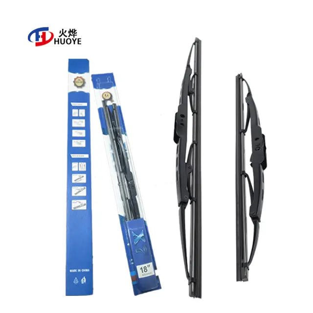 Wholesale Price Wiper Blade 12-24 Inch Front Windshield Wiper Blade Double Metal car wipers