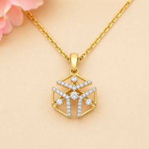 Pendentif élégant en moissanite pour femme, en argent sterling 925/935, bijou charmant et étincelant, cadeau tendance pour mariage, anniversaire, fête - Product Image 1