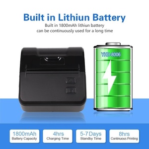 휴대용 미니 USB 열전사 영수증 프린터 80mm 203DPI 무잉크 1년 보증 재고 있음 SDK 포함 120mm/s 인쇄 속도 - Product Image 2