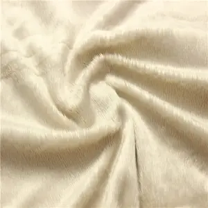 High quality 5mm plush Velboa hat fabric from China supplier