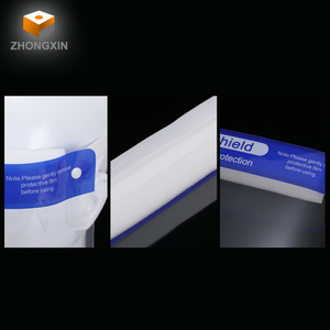 Venta caliente de plástico ajustable HD claro transparente cara escudo <span class=keywords><strong>anti</strong></span> niebla de plástico cara máscara con ojo escudo - Product Image 6