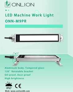 Đèn làm việc công nghiệp ONN-M9PR chống nước IP67 bền bỉ 24V/220V dùng cho môi trường máy móc CNC khắc nghiệt - Product Image 6