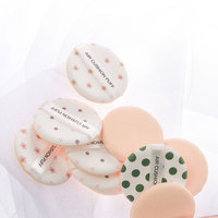 Bouffée de coussin d'air sans latex doux fond de teint liquide de marque privée éponge de maquillage poudre bouffée compacte vente en gros