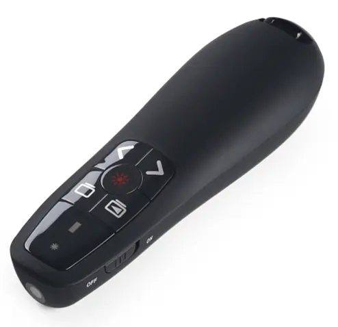 High quality 2.4G powerpoint wireless Presenter red laser pointer remote control RC laser 650nm Class II