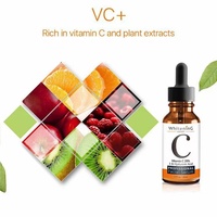 Sérum à la vitamine C avec acide hyaluronique sérum anti-rides pour le blanchiment de la peau, l'hydratation et les surligneurs