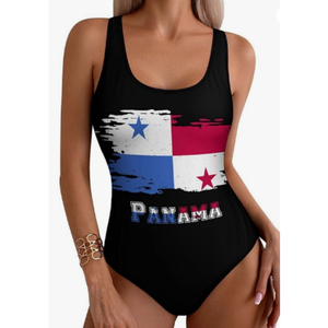 Costume da Bagno Intero da Donna con <span class=keywords><strong>Bandiera</strong></span> Giamaicana Personalizzato, Taglio Alto, Collo Rotondo, Abbigliamento da Spiaggia per Carnevale e Vacanze, Vendita Diretta dalla Fabbrica - Product Image 2