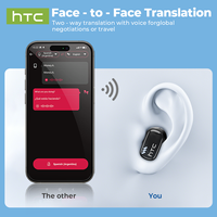 HTC NE16 AI Mini Écouteurs Sans Fil Bluetooth 6.0 Amélioration Basses-Aigus Annulation de Bruit ENC HD pour Appels TWS