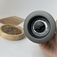 Juego de Molinillos de Sal y Pimienta de Madera, Regalo de Navidad 2026, Ecológico, Manual, para Cocina