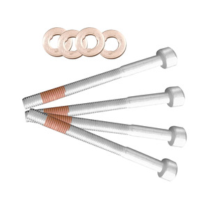 Pernos de inyector de combustible con arandelas A0009902907, cabeza hexagonal, acero clase 10.9 12.9, rosca UNC para Mercedes - Product Image 3