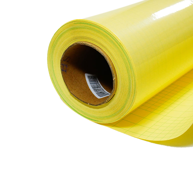 Self-Adhesive PVC Film Laminating Rolls Yellow Glossy Paper Liner for Cold Lamination for Photo Paper & Poster Materials