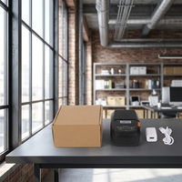 Mini Impresora POS Inalámbrica de 58 mm, Impresora Térmica Portátil de Etiquetas de Códigos de Barras 1D y 2D para Recibos