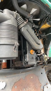 Used Komatsu 3 Ton Diesel <b>Forklift</b> 3-Stage Mast 4WD Solid Tires Rough Terrain Second Hand - Product Image 2