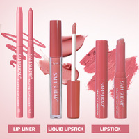 Ensemble de rouges à lèvres en boîte en gros, coffrets cadeaux de maquillage, coffrets de maquillage professionnels, kit de gloss à lèvres, emballage de boîte personnalisé