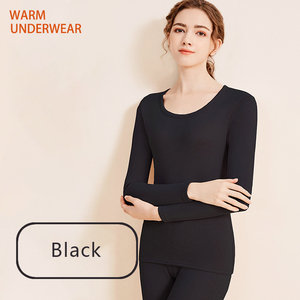 Biancheria intima termica più pelliccia biancheria intima calda <span class=keywords><strong>donna</strong></span> Set abbigliamento termico <span class=keywords><strong>donna</strong></span> 2 pezzi vestiti caldi da <span class=keywords><strong>donna</strong></span> - Product Image 2