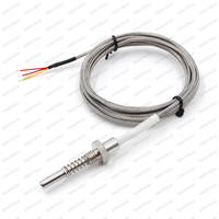 Sensor de Temperatura RTD PT100 de Doble Chip Personalizado, Clase B, con Rosca M12