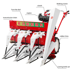 Alfalfa Harvester 8HP Power Engine Mini Tractor Reaper Wheat Sesame Paddy Straw Harvesting Mechanical Reapers - Product Image 4