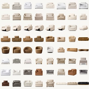 Moderno Conjunto de Sofás Modulares Chesterfield para Sala de Estar, Tapizados, con Esquinas Cuadradas, Patas de <span class=keywords><strong>Aluminio</strong></span>, Relleno de Esponja, Ecológico - Product Image 6