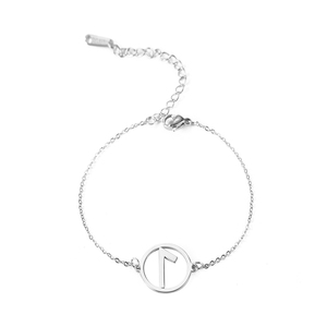 Pulsera bañada en oro de 18k para hombre, Talismán, runas para pulsera, amuleto, joyería mágica, cadena de acero inoxidable - Product Image 4