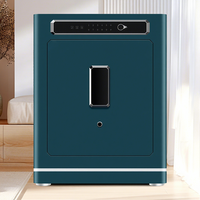 CEQSAFE Coffre-fort numérique intelligent pour la maison, application TUYA, Wifi, Bluetooth, coffre-fort en acier pour le stockage domestique avec serrure biométrique à empreintes digitales