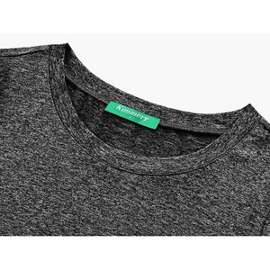 FOXA Camiseta de yoga de manga larga para mujer, cuello redondo, secado rápido, poliéster y elastano, costuras en contraste, tallas S-3XL - Product Image 5