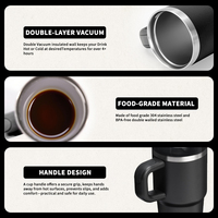 Gobelet isotherme en acier inoxydable 20oz à thème Halloween, impression personnalisée Citrouille et Squelette, cadeau d'Halloween, tasse à café sous vide avec couvercle et paille