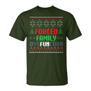 T-shirt de Noël sur le thème de la dysfonction familiale forcée, design humoristique de Noël - Product Image 2