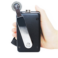 Générateur à manivelle haute puissance 30W, sortie 0-28V DC pour la charge de téléphones portables et d'ordinateurs portables en extérieur avec port USB, durable et portable