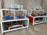 Otomatik 3 iplikçik kağıt torba dize kablosu bükülmüş kolu halat yapma makinesi