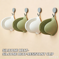 Guanti in Silicone Ispessiti Resistenti al Calore per Cucina, Cottura Domestica, Forno, Microonde, Protezione Anti-Scottatura