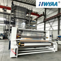 Extrusora de Película Soplada de PE de Alta Precisión HWYAA, Molde Giratorio para Fabricación de Bolsas de Basura de Plástico LDPE, LLDPE y HDPE