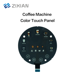 Clavier de commande tactile personnalisé <span class=keywords><strong>pour</strong></span> <span class=keywords><strong>machine</strong></span> à <span class=keywords><strong>café</strong></span>, interrupteur à membrane, sérigraphie, <span class=keywords><strong>pour</strong></span> appareils électroménagers - Product Image 2