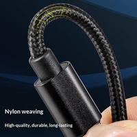 Câble de charge rapide PD 100W certifié CE, tressé en nylon anti-frayage, pour transfert de données haute vitesse, vente en gros d'usine