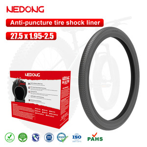 NEDONG - Forro de Neumático Antipinchazos de 27.5x1.95-2.5, Forro de 27 Pulgadas 50-559 Tipo Antipinchazos Plegable para Bicicletas Eléctricas y <span class=keywords><strong>MTB</strong></span> - Product Image 2