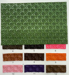 Tissé 0.8mm Faux cuir pour sacs couleur unie écologique en relief <span class=keywords><strong>PU</strong></span> pour siège de voiture et rembourrage à des fins décoratives à la mode - Product Image 2