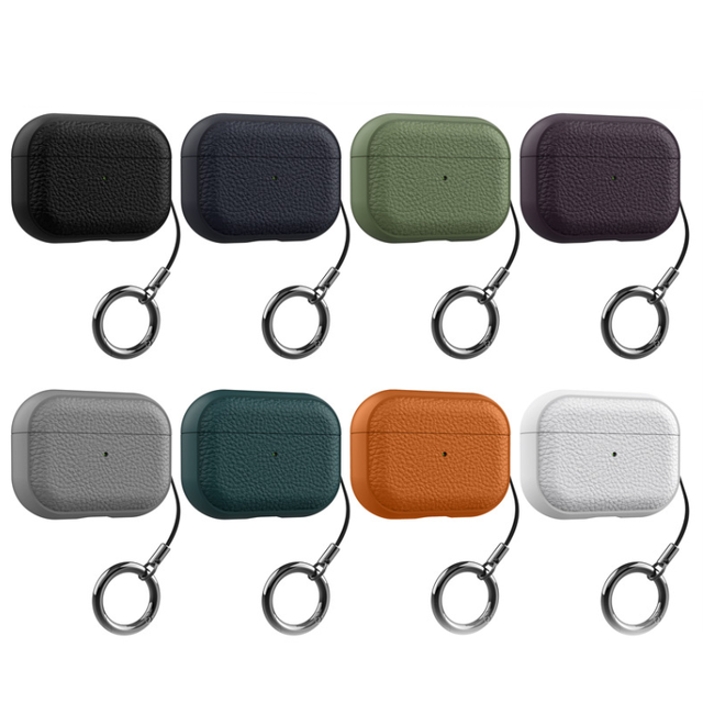 Shockproof TPU Protective Case Leather Texture Cover for AirPods Pro2 Earphone Soft Shell Case