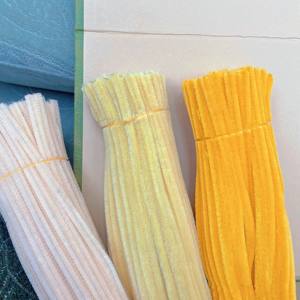 Nettoyant de Tuyaux en Chenille Jaune Gardénia 8 Mm Couleur Pastel Tige Moelleuse 100 Pièces Livraison Gratuite - Product Image 5