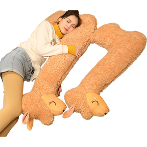 Animal de <span class=keywords><strong>peluche</strong></span> <span class=keywords><strong>gigante</strong></span> para niños, juguete de felpa suave de <span class=keywords><strong>alpaca</strong></span>, con felpa para dormir, venta al por mayor de fábrica - Product Image 5
