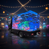 Boîte publicitaire LED mobile pour camion JCT, étanche IP65, luminosité 5000 cd, avec système de gestion du contenu, affichage de panneaux d'affichage