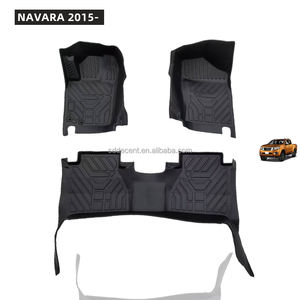 Tappetini Auto in TPE Inodore, Perfettamente Adattabili, Colorati e Resistenti all'Abrasione per NAVARA <span class=keywords><strong>2015</strong></span> - Product Image 1