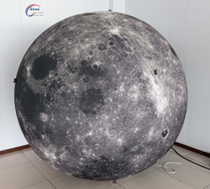 Astronomie Musée Décoration Gonflable Dessin Animé Lune et Système Solaire Voyager Planète Ballon pour Affichage - Product Image 6