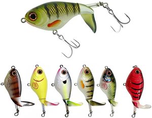 Haute qualité 75mm 17g 11 couleurs Topwater Surface appât leurre <span class=keywords><strong>Whopper</strong></span> <span class=keywords><strong>Plopper</strong></span> leurre eau salée avec des leurres à queue rotative flottante - Product Image 2
