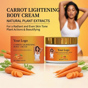 Crema <span class=keywords><strong>Corpo</strong></span> Naturale e Biologica OEM/ODM, Nutriente, Leggera, Rassodante, Idratante e Schiarente alla Carota - Product Image 3