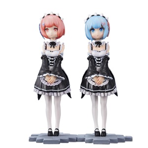 <span class=keywords><strong>Autre</strong></span> <span class=keywords><strong>monde</strong></span> Cosplay Rem ram Two Yuan Beauty Girls Series Décoration de table Modèle de main Ornements de boîtier - Product Image 5