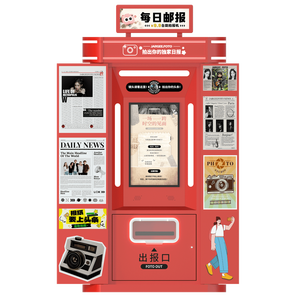 Macchina Fotografica Istantanea a Tema Giornale Vintage per DSLR e SLR, Ideale per Centri Commerciali, Mostre e Attività di Branding - Product Image 1