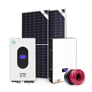 Set Lengkap Sistem Energi Solar Hybrid 3KW 5KW 8KW 10KW 15KW Sistem Energi Panel Surya untuk Rumah
