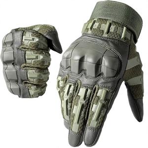 Gants tactiques vert/noir/marron confortables, respirants, compatibles avec les écrans, imperméables, texture lisse, stériles, durables, pour la randonnée - Product Image 2