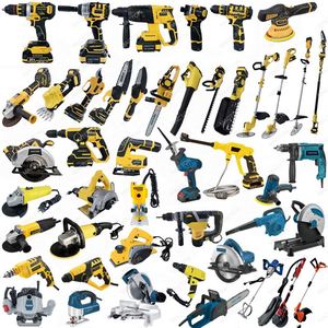 Kit d'outils électriques sans fil 5-en-1 le plus vendu : tournevis électrique, perceuse à percussion, meuleuse d'angle, scie électrique - Product Image 6