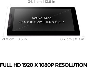 <span class=keywords><strong>Dibujo</strong></span> profesional Viewsnic 13,3 pulgadas FHD 1080p Graphic AcePen Display Tablet con Stylus para escritura digital <span class=keywords><strong>Curso</strong></span> en línea - Product Image 4