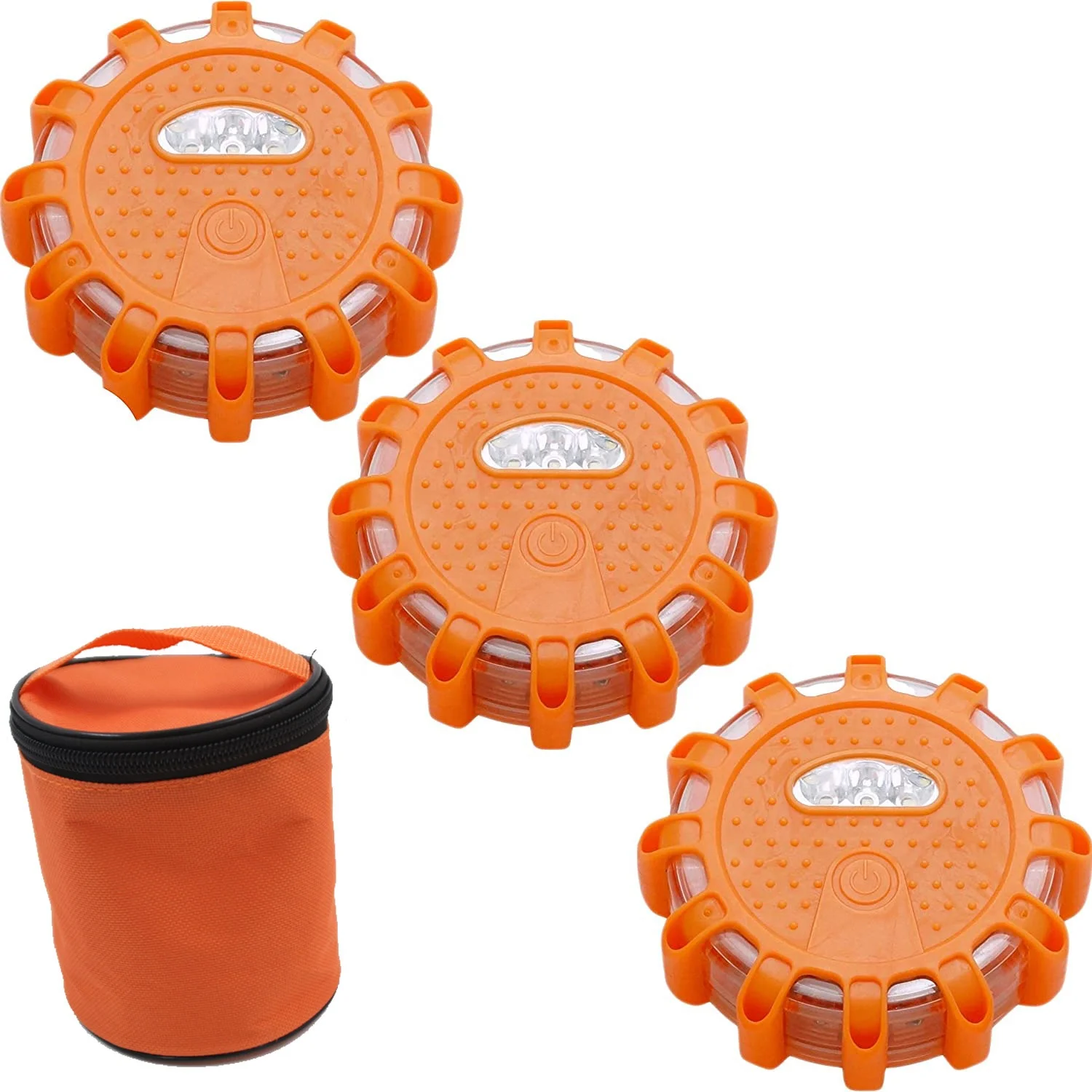 СВЕТОДИОДНЫЕ дорожные фонарики, аварийный фонарь, дорожный защитный диск, фонарь для автомобиля, пробивной комплект с магнитным водонепроницаемым мигающим светом